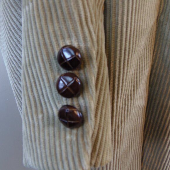 Vintage Orvis Mens 46 Olive Green Corduroy Jacket w/Elbow Pads Old Money ORVIS - Picture 12 of 16